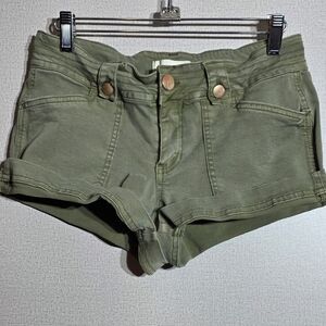 BKE Army Green Women's Cargo Shorts